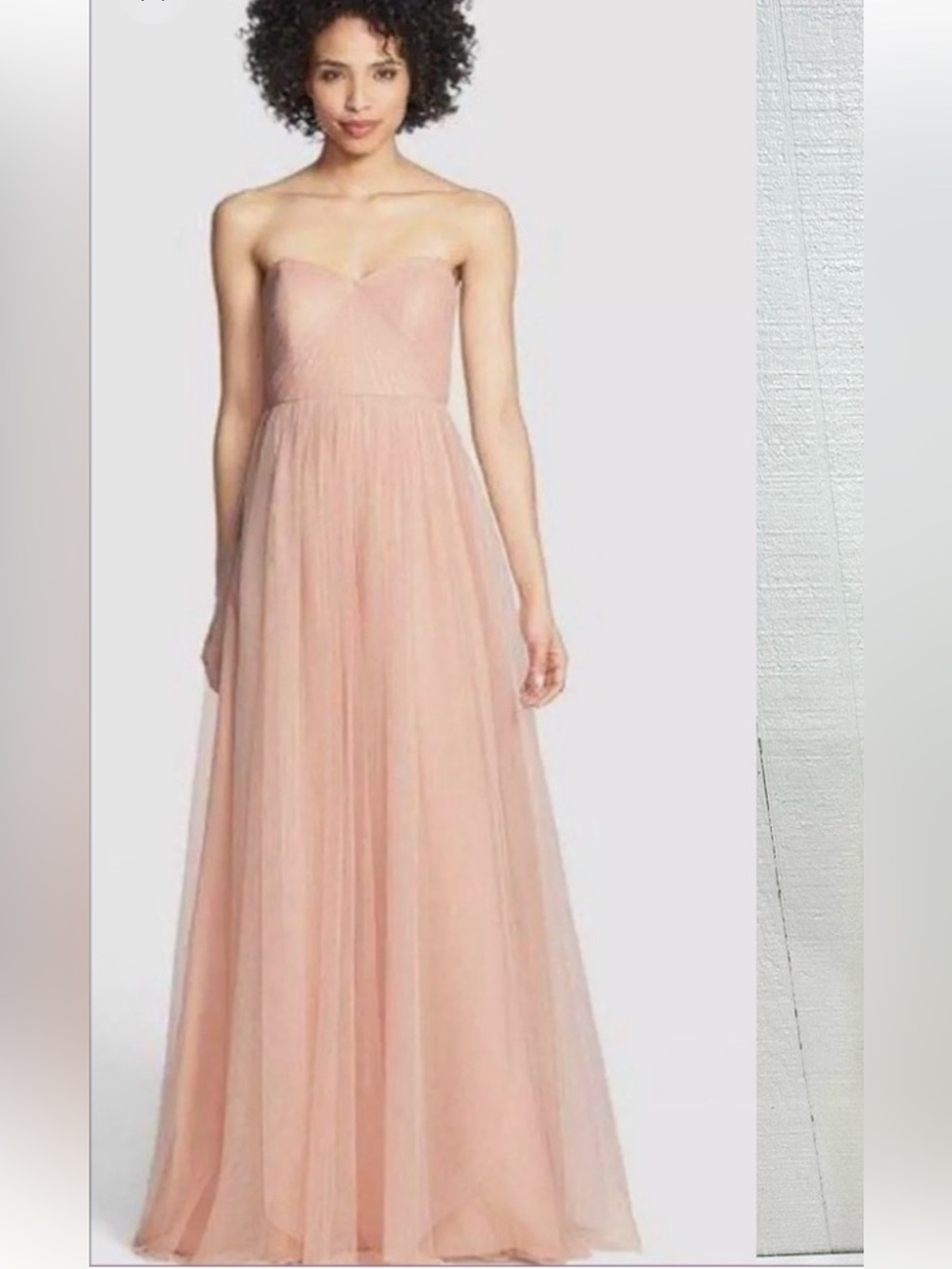 Jenny Yoo Sz 2  Annabelle convertible dress gown cameo pink